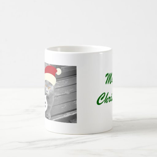 Angry Santa Cat Mugs