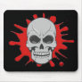 Angry Skull & Blood Splat: Custom Mousepad