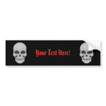 Angry Skull: Vector Illustration: Bumper Sticker bumper stickers