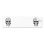 Angry Skull: Vector Illustration: Bumper Sticker