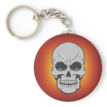 Angry Skull: Vector Illustration: Custom Keychain