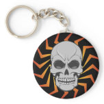Angry Skull: Vector Illustration: Custom Keychain