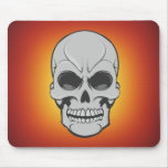 Angry Skull: Vector Illustration: Custom Mousepad