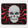 Angry Skull: Vector Illustration: Custom Mousepad