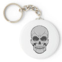 Angry Skull: Vector Illustration: keychains
