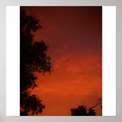 Angry Sky Print by Krazy_for_K9s