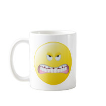 Angry Smiley Face Mug