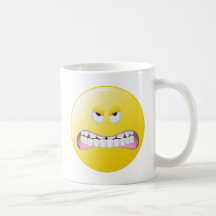 Angry Smiley Face Mug