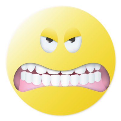 Angry Smiley Face by tshirtmonkey