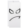 angry smiley icon full color rack card