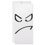 angry smiley icon rack cards