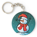 Angry Snowman Keychains