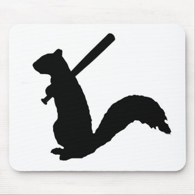 Angry Squirrel Logo Mouse Pad. by Softproduct
