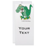 angry t-rex dino tantrum rack cards