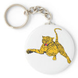 Angry Tiger Keychains