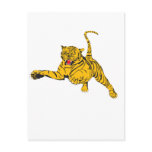 Angry Tiger Post Cards
