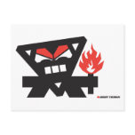 Angry Tikiman Post Card