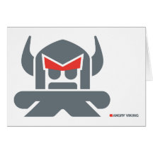 Angry Viking Greeting Cards