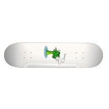 Angry Water Dragon Custom Skate Board