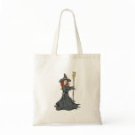 Angry Witch Canvas Bags