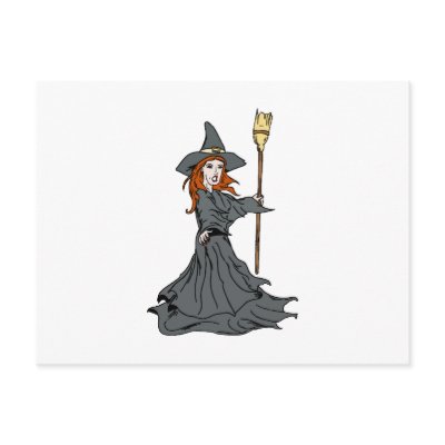 Angry Witch Post Cards by triplegoddess