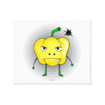 Angry yellow pepper