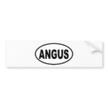ANGUS BUMPER STICKERS