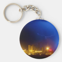 Anheuser-Busch Budweiser Brewery Lightning thunder Keychain
