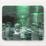 Anicent Mayan Ritual 13 Crystal Skulls mousepads