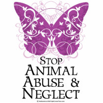 Animal Abuse Butterfly Acrylic Cut Out