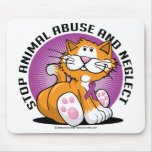 Animal Abuse Cat Mousepad