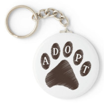 Animal Adoption Keychain