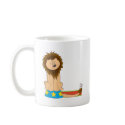 Animal Alphabet Lion mugs