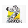 Animal Alphabet Zebra Postcard