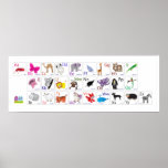 Animal Alphabets posters
