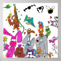 Animal Babaloo Print