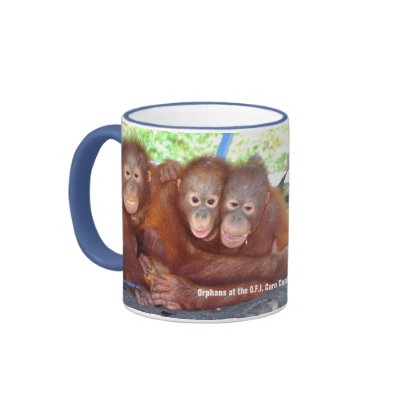 Animal Baby Friends : 3's Not a crowd Mugs by Rebecca_Reeder