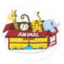 Animal Crackers Round Sticker