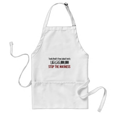 Animal Cruelty Statistics Apron by jaisjewels