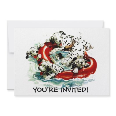 ANIMAL DAL RESCUE INVITATIONS EZ TO CUSTOMIZE! by layooper