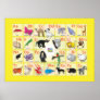 Animal domain on a large picture poster