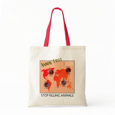 Animal First Tote Bags by Vegabourg