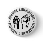 Animal & Human Liberation buttons