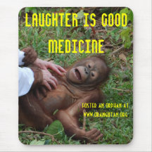 Animal Laughter is Medicine Mousemat