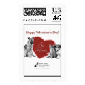 Animal League - Heart with Animals postage