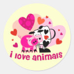 Animal Love Sticker