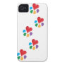 Animal Lover_Heart-Paw_footprints Case-mate Iphone 4 Case
