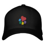 Animal Lover_Heart-Paw (w/ highlights) embroidered hats