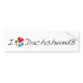 Animal Lover_I Heart Dachshunds