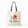 Animal Lover_I Heart My Calico v.2 Tote Bag